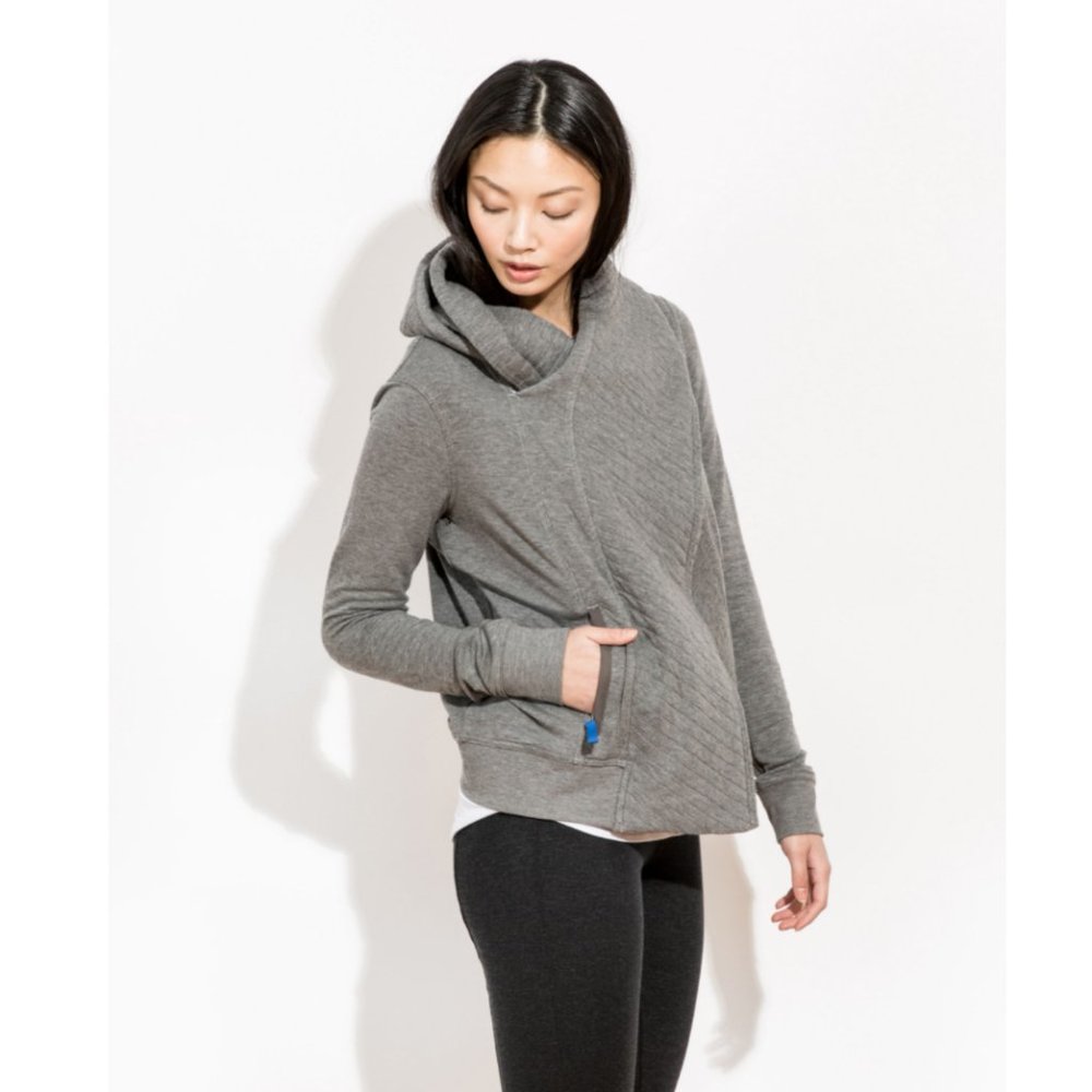 Kit and Ace Cashmere The Kit Wrap Black Small